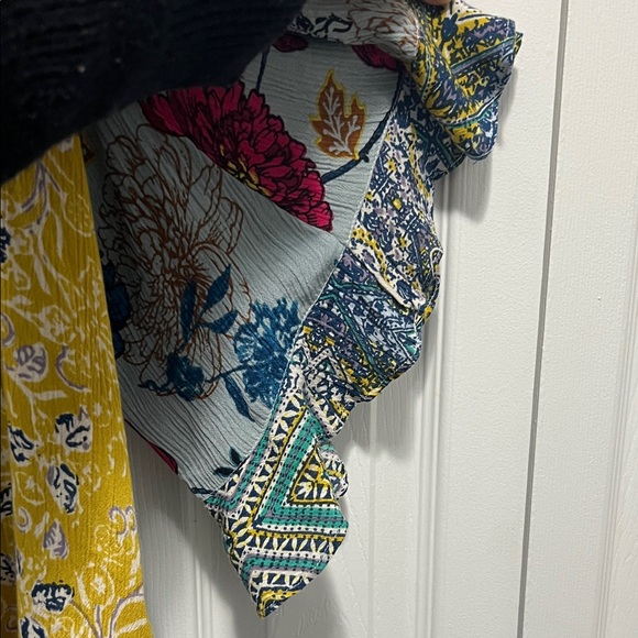 Coldwater Creek Multicolor Floral Patchwork Blouse - Picture 3 of 7